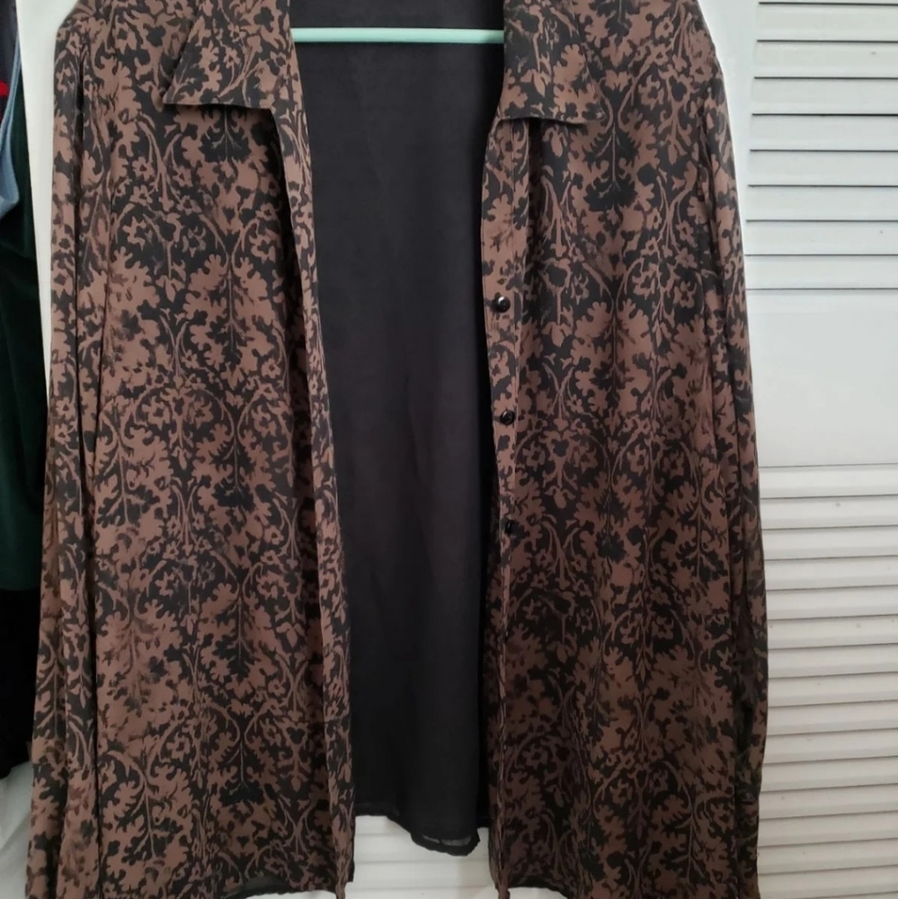 Lane Bryant lightly lined shirts